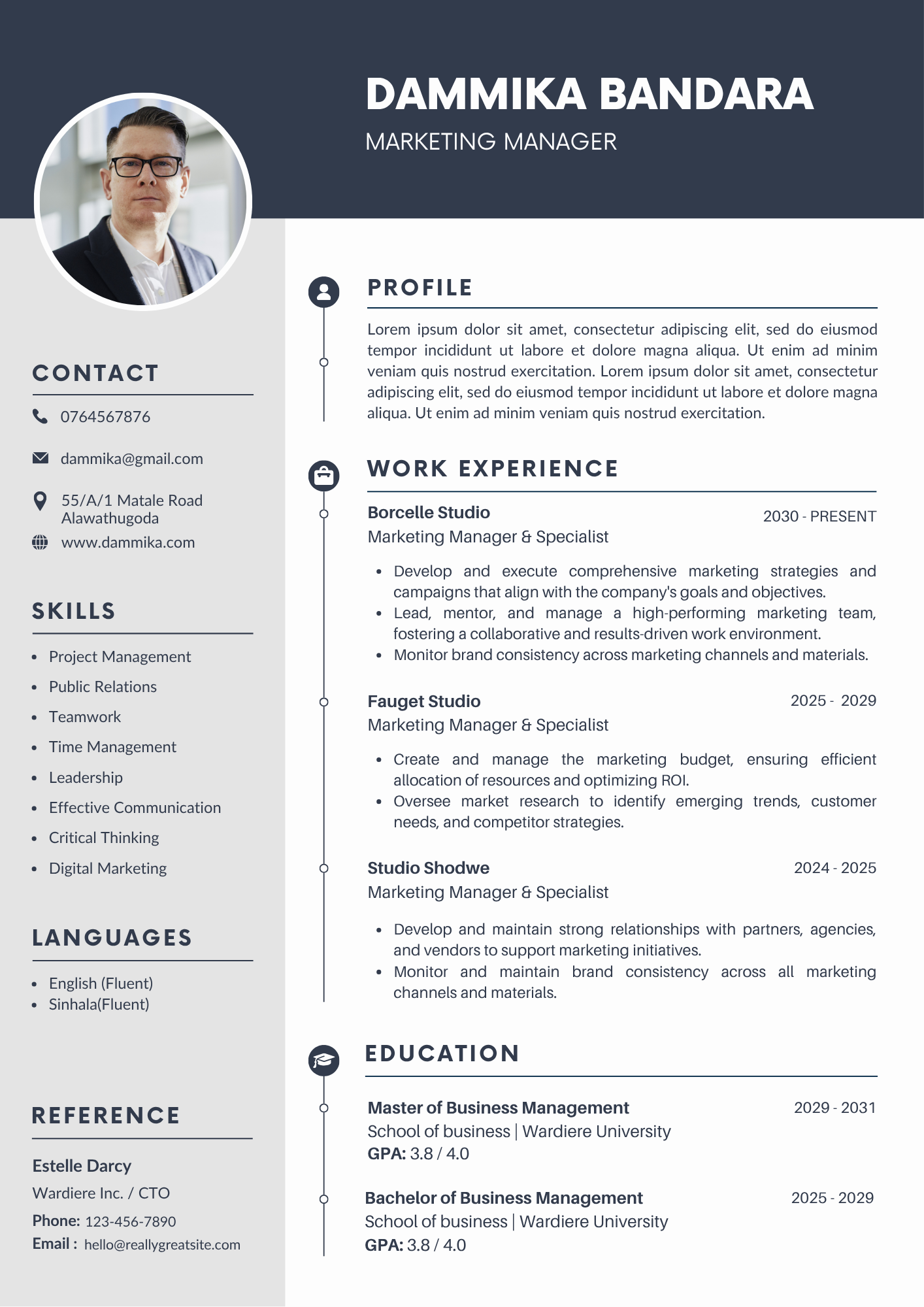 CV Design 2